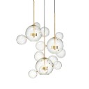 Giopato & Coombes - Bolle ZigZag Chandelier 24 Bubbles